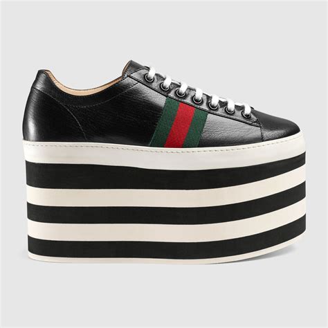 gucci sneakers women platform|gucci bedazzled sneakers.